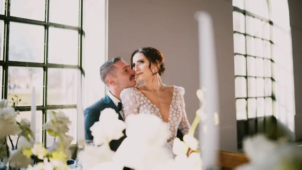 Brautpaar bei einer Hochzeit