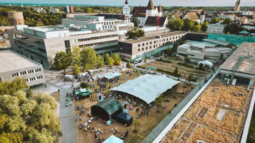 Campus Luftbild Campusfest, Technische Hochschule Ingolstadt